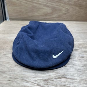 Vtg 90s NIKE Blue White Swoosh Golf Cabbie Michael Jordan Hat Newsboy Cap S USA