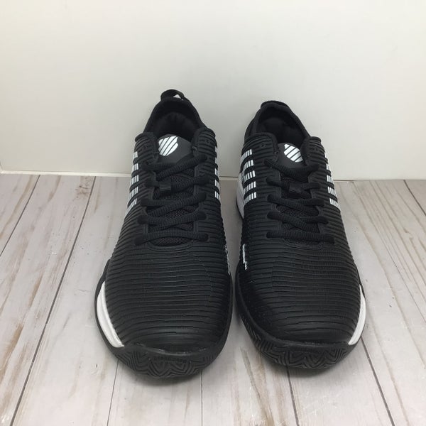 Men's Size 12 K-Swiss Tennis Shoes Black Court Shoes (Used)