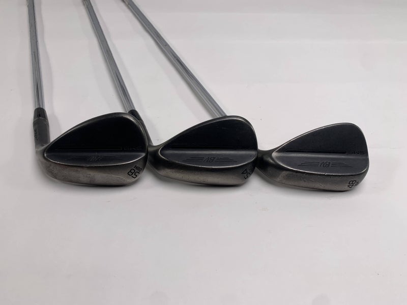 Titleist Vokey SM9 Jet Black Wedge Set 48* | 10 54* | 12 58* 8 Wedge Mens RH