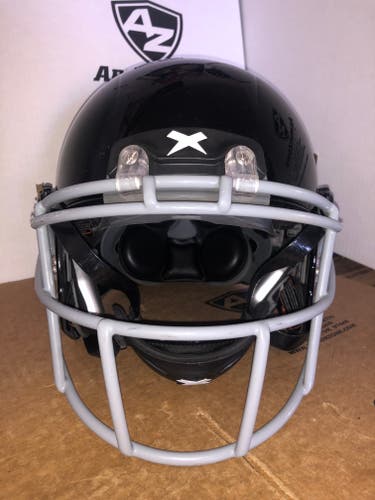 USED XENITH X2E+ ADULT FOOTBALL HELMET - LARGE  - HIGH GLOSS BLACK