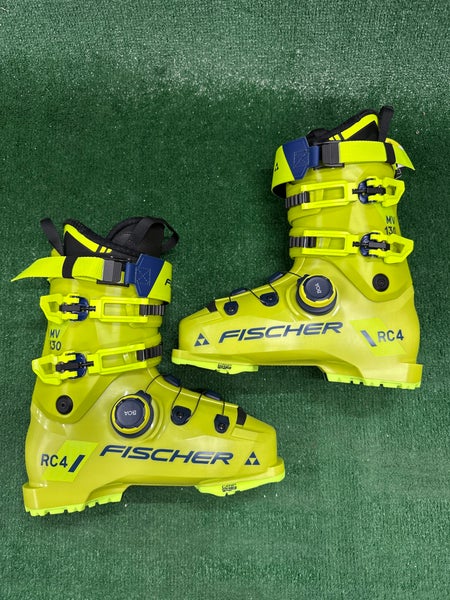 Men's Fischer RC4 130 MV BOA VAC GW Ski Boots Stiff Flex (New)