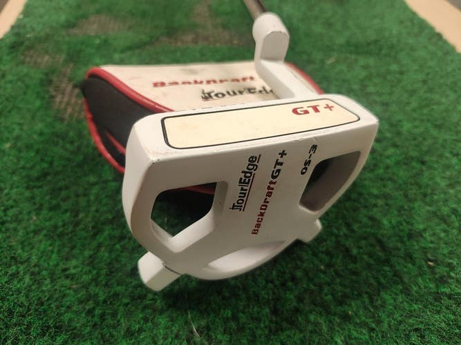 Tour Edge Backdraft GT+ OS-3 35 Inch Putter w Headcover