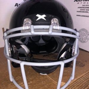 USED XENITH X2E+ ADULT FOOTBALL HELMET - LARGE  - HIGH GLOSS BLACK