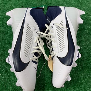 White Men's Size M 15.0 (W.16.0) Adult Nike Vapor edge pro 360 Mid Top Cleats Molded Cleats (New)