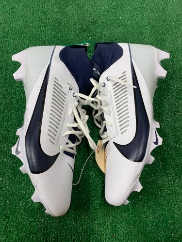 White Men's Size M 15.0 (W.16.0) Adult Nike Vapor edge pro 360 Mid Top Cleats Molded Cleats (New)