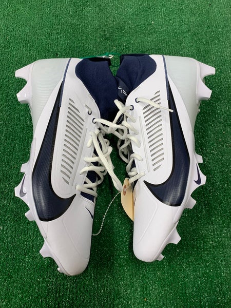 White Men's Size M 15.0 (W.16.0) Adult Nike Vapor edge pro 360 Mid Top Cleats Molded Cleats (New)