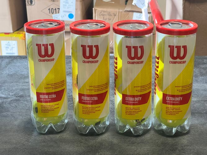 Wilson Tennis Balls 12 Pack (1 Dozen) (New)