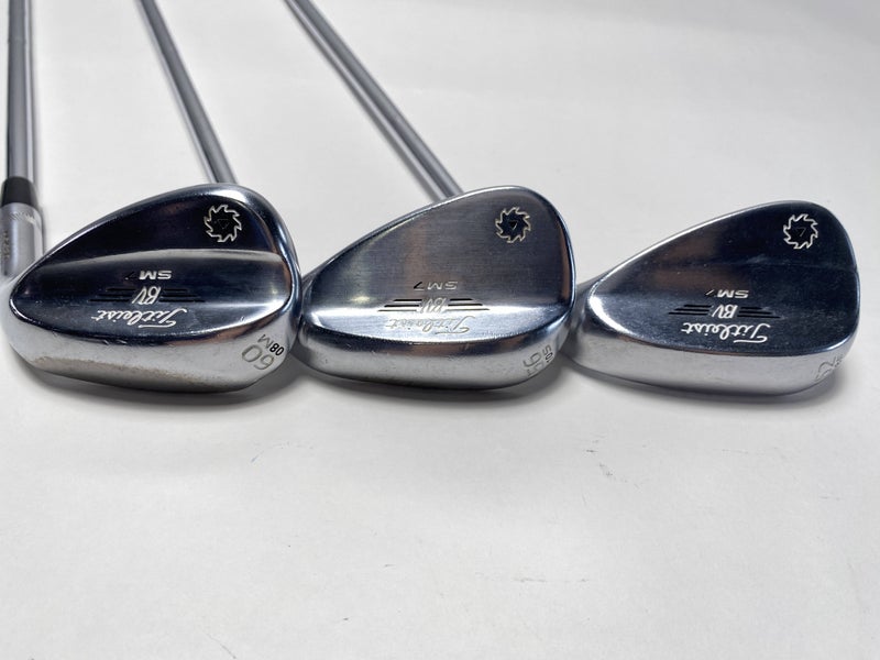 Titleist Vokey SM7 Tour Chrome Wedge Set 52* 8 | 56* 10 | 60* 8 Wedge Mens RH