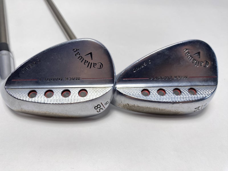 Callaway Mack Daddy 4 Chrome Wedge Set 54* 10 | 58* 8 UST Mamiya Recoil 460 RH