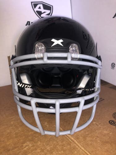 USED XENITH X2E+ ADULT FOOTBALL HELMET - LARGE  - HIGH GLOSS BLACK
