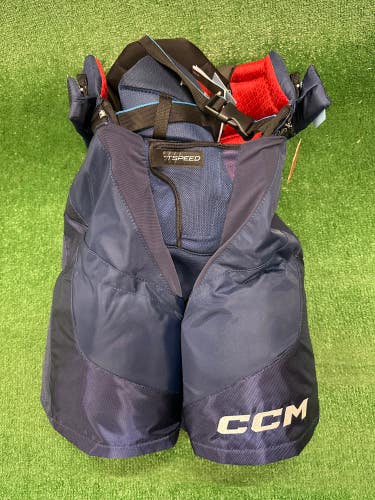 Blue Senior Small CCM Jetspeed ft6 Hockey Pants (New)