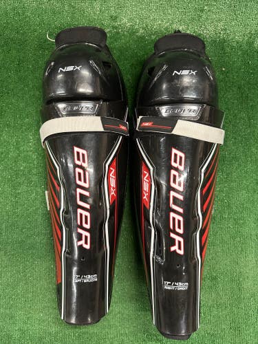 Senior Bauer NSX Shin Pads 17" (Used)
