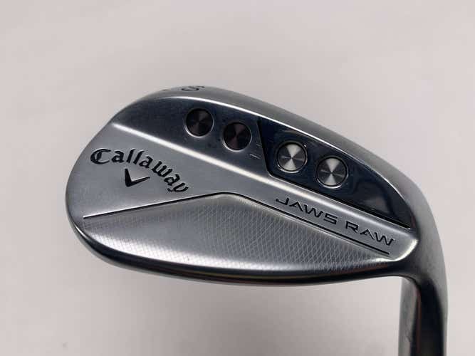 Callaway Jaws Raw Chrome Lob Wedge 60* 12 X-Grind True Temper DG Spinner Mens RH