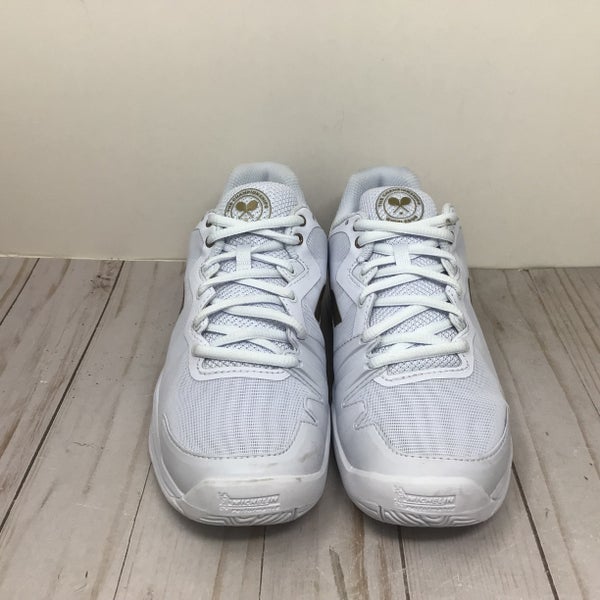 Babolat Women’s SFX3 Wimbledon Tennis Court Shoes White Gold Size 5.5(Used)