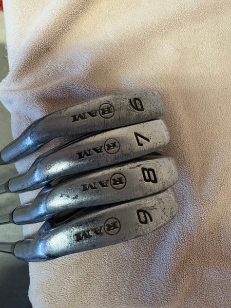 RAM ZX Right Handed Iron Set Uniflex 4 Pieces Steel Shaft (Used)
