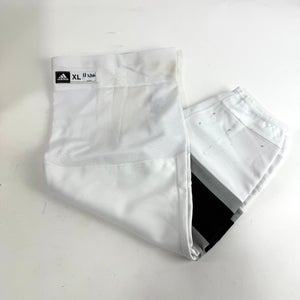 Used Anze Kopitar White Adidas LA Kings Socks | XL - Pair used 2/26