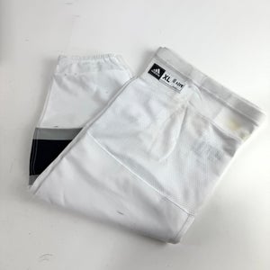Used Anze Kopitar White Adidas LA Kings Socks | XL - Pair used 2/24