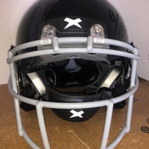 USED XENITH X2E+ ADULT FOOTBALL HELMET - LARGE  - HIGH GLOSS BLACK