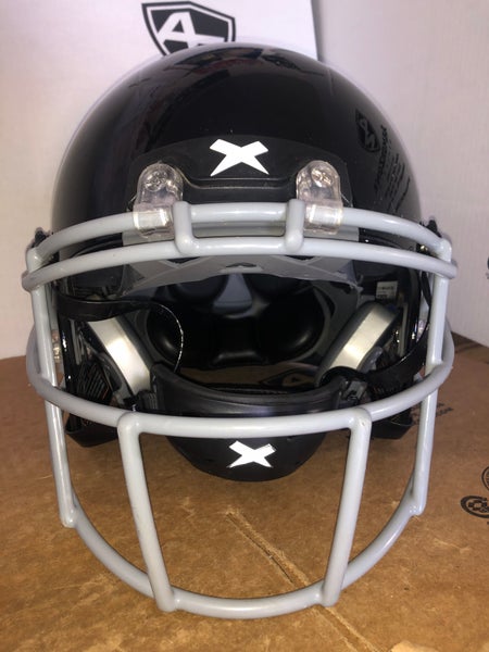 USED XENITH X2E+ ADULT FOOTBALL HELMET - LARGE  - HIGH GLOSS BLACK