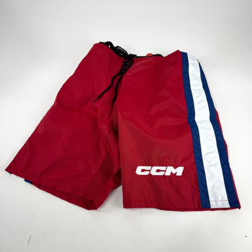 New Red, White, and Blue Rochester Americans CCM PP10 Shell | Medium