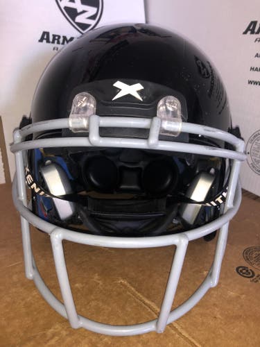 USED XENITH X2E+ ADULT FOOTBALL HELMET - LARGE  - HIGH GLOSS BLACK