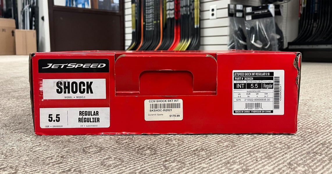 CCM JetSpeed Shock Hockey Skates INT Size