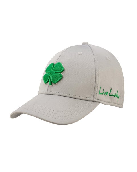 NEW Black Clover Live Lucky Premium Clover #134 Silver Fitted S/M Golf Hat