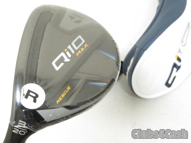 Taylormade Qi10 Max Rescue 20 3H Speeder NX 50 Regular +Cover LEFT LH  NEW