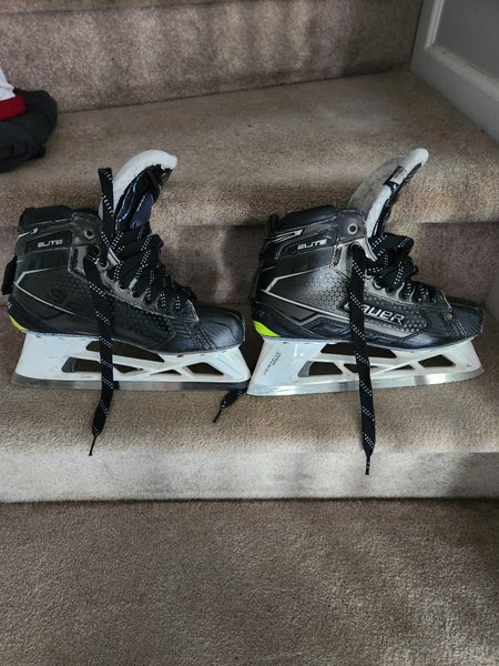 Bauer Elite Hockey Goalie Skates Regular Width 9 (Used)