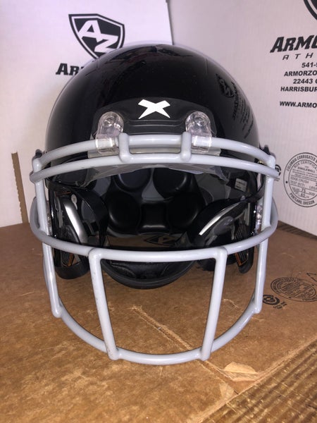 USED XENITH X2E+ ADULT FOOTBALL HELMET - LARGE  - HIGH GLOSS BLACK