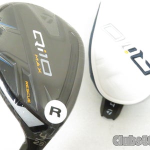 Taylormade Qi10 Max Rescue 23 4H Fujikura Speeder NX 50 Regular +Cover  NEW