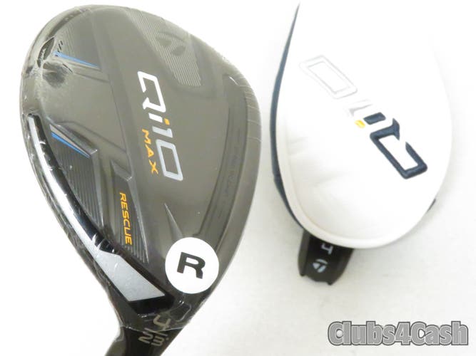 Taylormade Qi10 Max Rescue 23 4H Fujikura Speeder NX 50 Regular +Cover  NEW