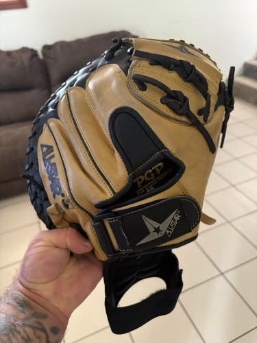 Allstar CM1200BT catcher mitt with Allstar wrist guard 32” glove