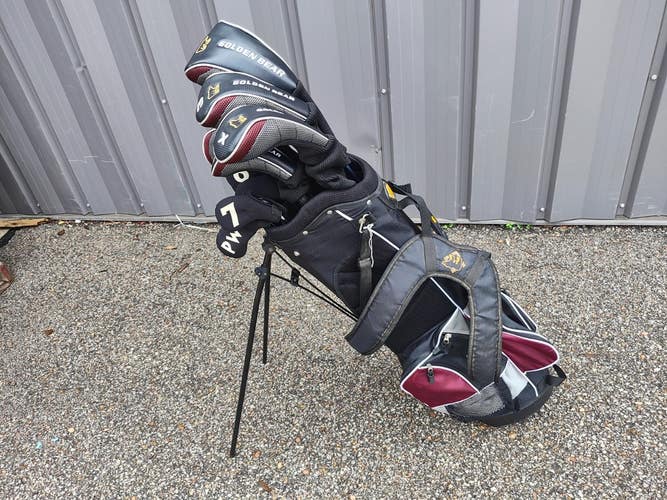 Jack Nicklaus Golden Bear Tour 14 Piece Regular Flex Complete Golf Set Stand Bag