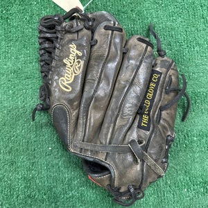 Black Rawlings Gold Glove Gamer LH Baseball Glove 12" (Used)