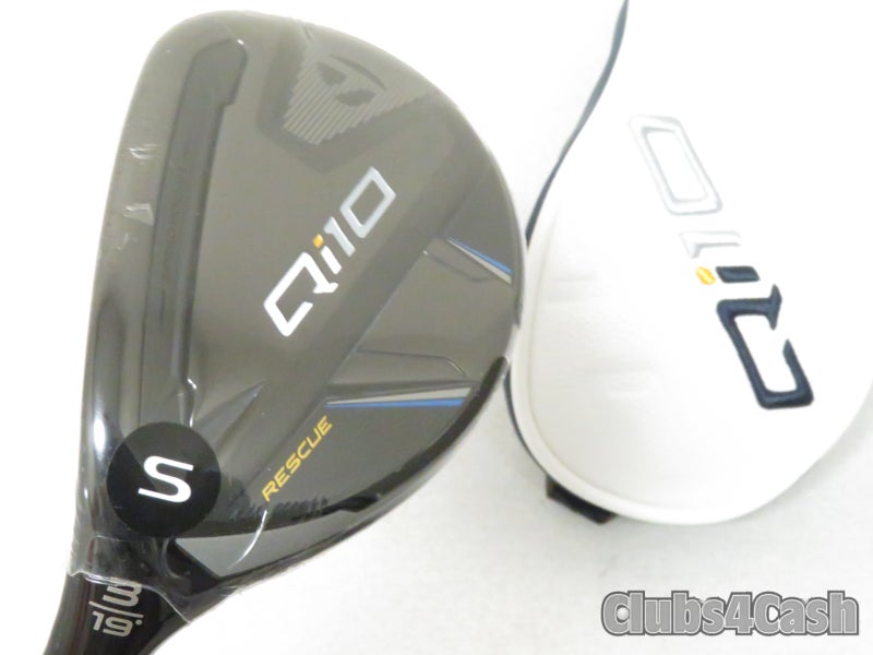 Taylormade Qi10 Rescue 19° 3H Fujikura Ventus TR 7 Stiff +Cover  LEFT LH  NEW