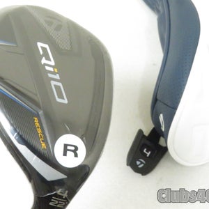 Taylormade Qi10 Rescue 22 4H Fujikura Ventus TR 6 Regular Flex +Cover  NEW