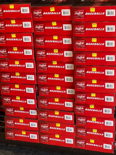 Rawlings ROLB1X Baseballs 12 Pack (1 Dozen) (New)