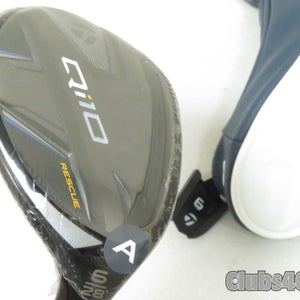 Taylormade Qi10 Rescue 28 6H Fujikura Ventus TR 5 SENIOR Flex +Cover  NEW