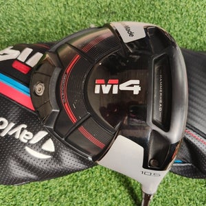 Taylormade M4 10.5 Degree Driver Stiff Flex Atmos 5S w Headcover
