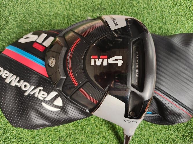 Taylormade M4 10.5 Degree Driver Stiff Flex Atmos 5S w Headcover