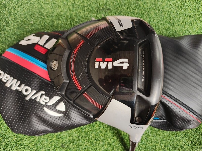 Taylormade M4 10.5 Degree Driver Stiff Flex Atmos 5S w Headcover