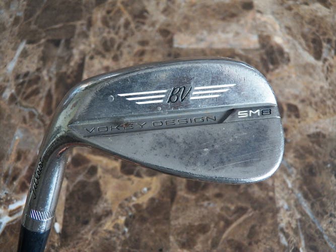 LEFT HAND TITLEIST SM8 48-10F GOLF PITCHING WEDGE AEROTECH STIFF