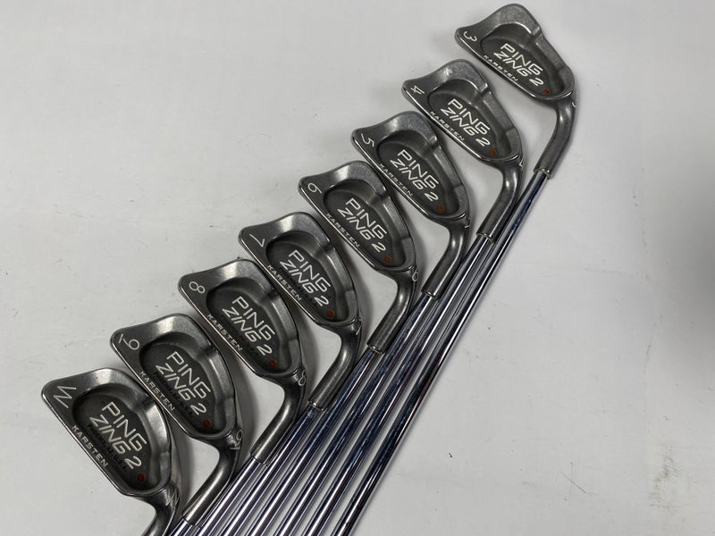Ping Zing 2 Iron Set 3-PW Brown Dot Karsten JZ Regular Steel Mens RH