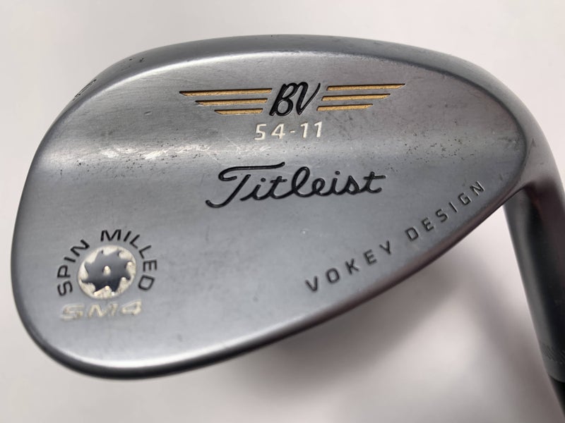 Titleist Vokey Spin Milled SM4 Chrome Sand Wedge SW 54* 11 Wedge Steel Mens RH