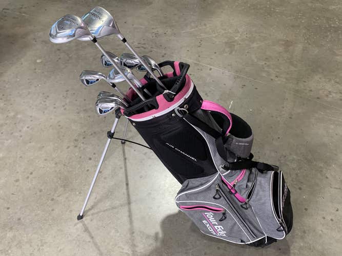 Tour Edge Bazooka 270 Ladies Club Set Driver 3W 5H 6-PW+SW Ladies RH +Bag