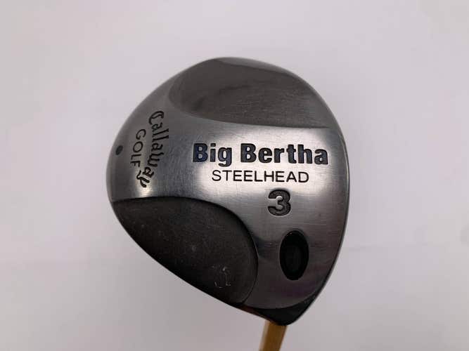 Callaway Big Bertha Steelhead 3 Fairway Wood 15* UST ProForce 75 Gold Stiff RH