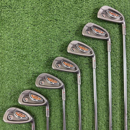 Ping i10 Iron Set 4-PW Red Dot AWT Stiff Flex Steel Right Handed