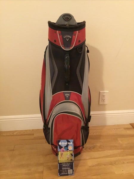 Callaway Big Bertha Cart Golf Bag with 5-way Dividers & Rain Cover