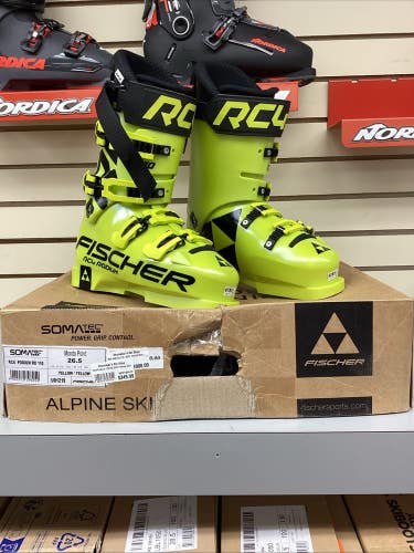 *NEW* Fischer RC4 Podium RD 110 Race Ski Boots Size 26.5 20/21